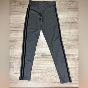 Adidas Women's Climalite Leggings Grey Dark SizeS Activewear
